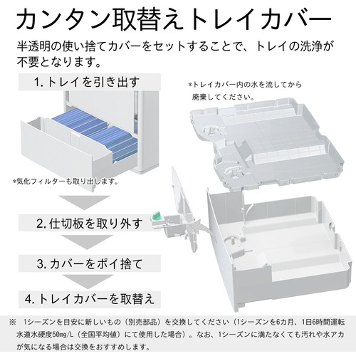 (限定特価) ダイニチ 気化ハイブリッド式加湿器 HD-PC1800G-W ホワイト 0H52220 (HDPC1800GW) (572-7620) (ダイニチ/気化ハイブリッド式/加湿器)