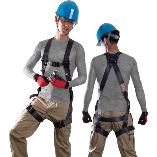 ツヨロン　藤井電工　黒影ハーネスのみ　ＴＨ－５０４－ＯＴ　ダークグレー　Ｌサイズ　TH-504-OT-DG-L-BX (TH504OTDGLBX) (163-5025)