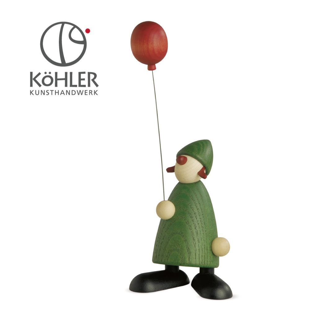 Kohler(ケーラー) バルーン(緑) ドイツ製 高級 木製オブジェ