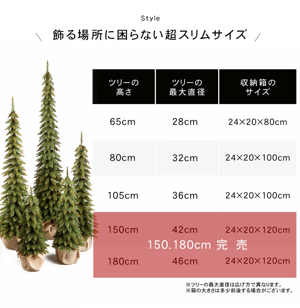 CLAREX BURLAP(クラレックス バーラップ) ポーランド製 クリスマスツリー 単品 