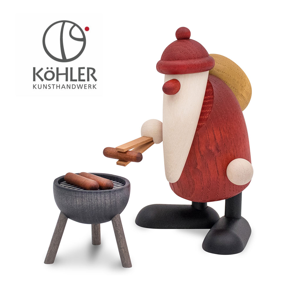 Kohler(ケーラー) バーベキューサンタ ドイツ製 高級 木製オブジェ