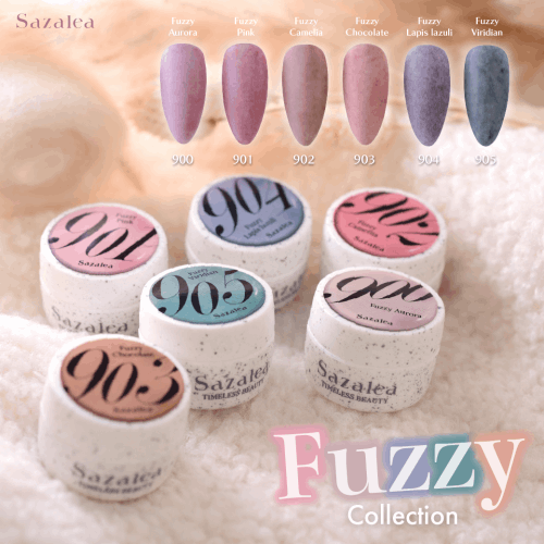 Sazalea カラージェル  Fuzzy Collection 6色セット（900-905)