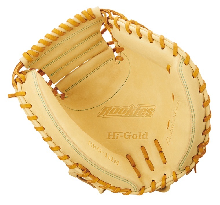 少年軟式2025 ROOKIES RKG-111M 捕手用ミット キャメル 右投げ