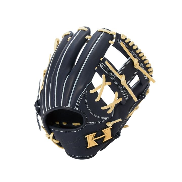 【2026モデル】KKG-2614 心極 一般硬式用グラブ 高校野球対応 ギャラクシーブラック 二塁手・遊撃手用 内野手用
