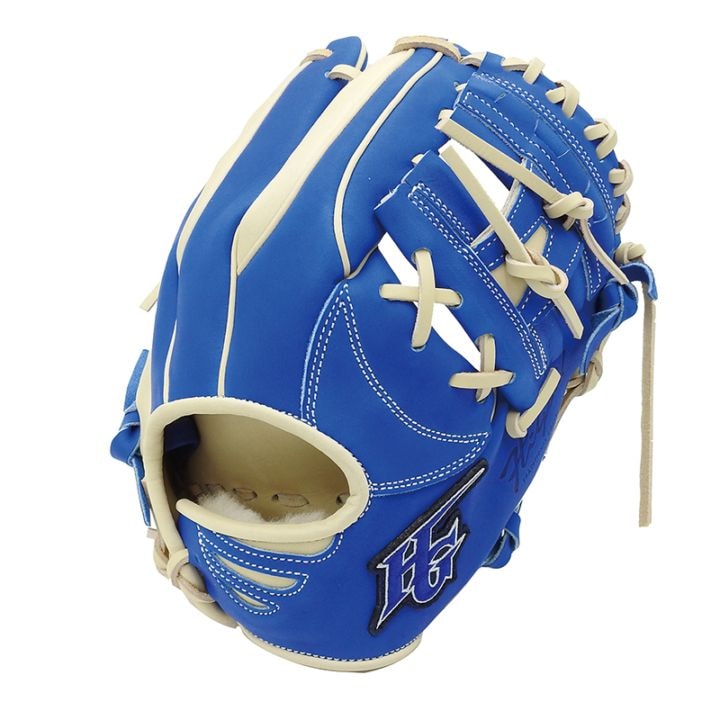 【2026限定モデル】MKG-5034 真極 オールターゲットグラブ ブルー×アイボリー 二塁手・遊撃手用