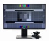 DELL P2419H 23.8インチ非光沢IPSパネル フルHD 1920x1080ドット HDMI/DisplayPort/アナログRGB入力 上半分に輝度の劣化あり 【中古】【20240107】