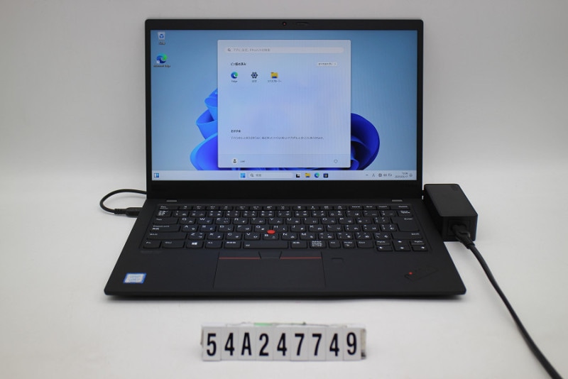 Lenovo ThinkPad X1 Carbon 7th Gen Core i5 8265U 1.6GHz/8GB/256GB(SSD)/14W/FHD(1920x1080)/Win11šۡ20250326
