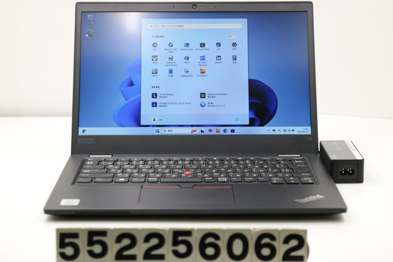 Lenovo ThinkPad L13 Core i3 10110U 2.1GHz/4GB/128GB(SSD)/13.3W/FWXGA(1366x768)/Win11 ���ԡ��������ɡ���šۡ�20250415��
