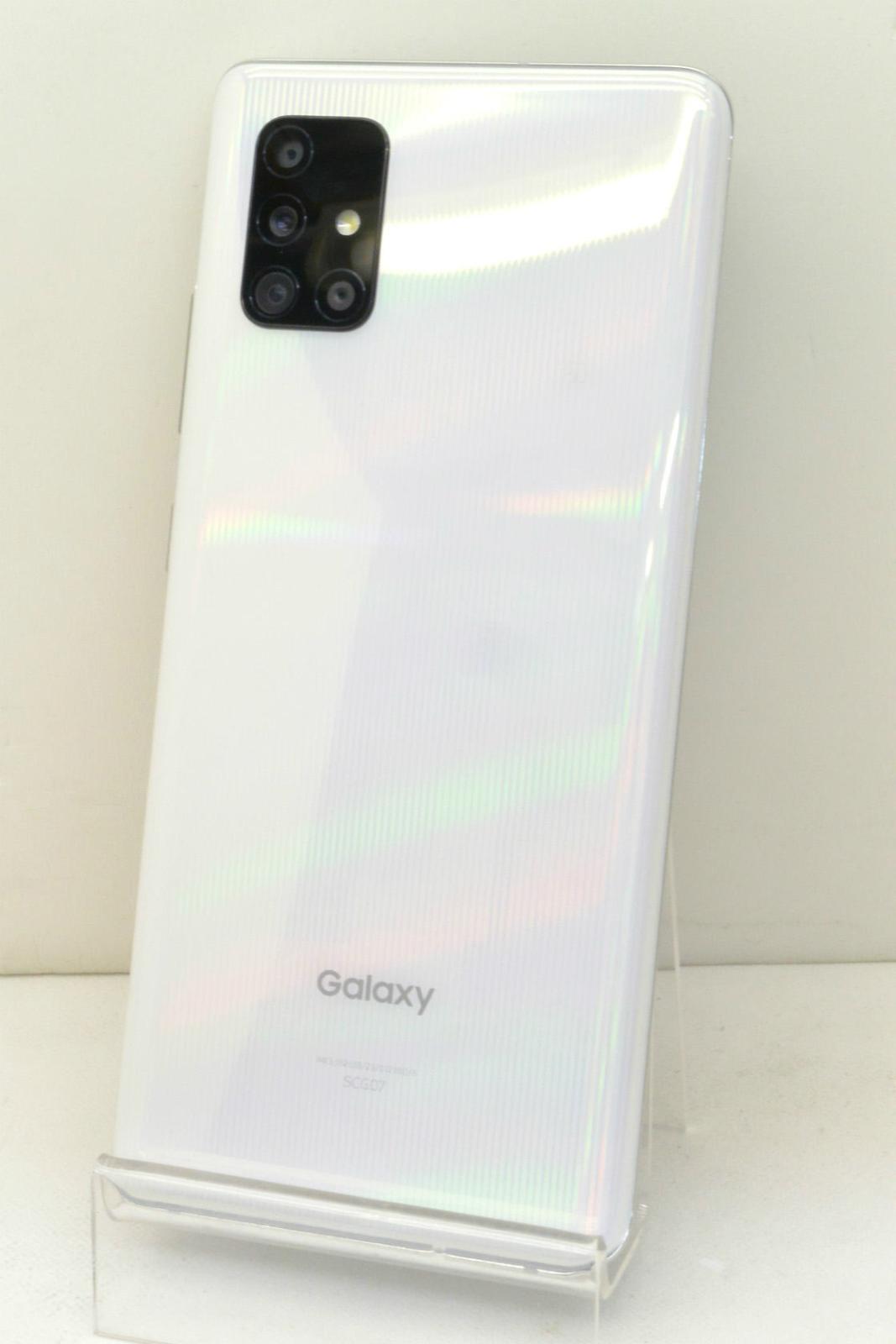 白ロム au SIMフリー SAMSUNG Galaxy A51 5G 128GB Android13