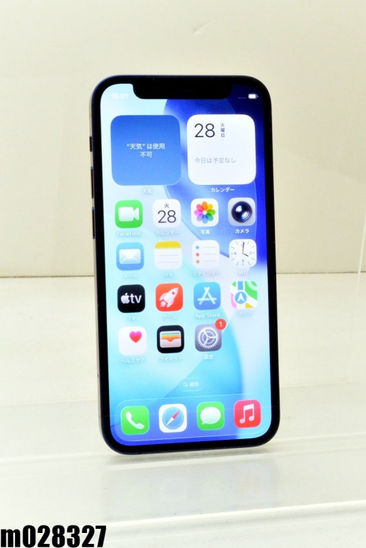 ����� SIM�ե꡼ docomo SIM���å������ Apple iPhone12 mini 256GB iOS26.0.1 �֥롼 MGDV3J/A ������� ��m028327�ۡ���šۡ�K20251028��