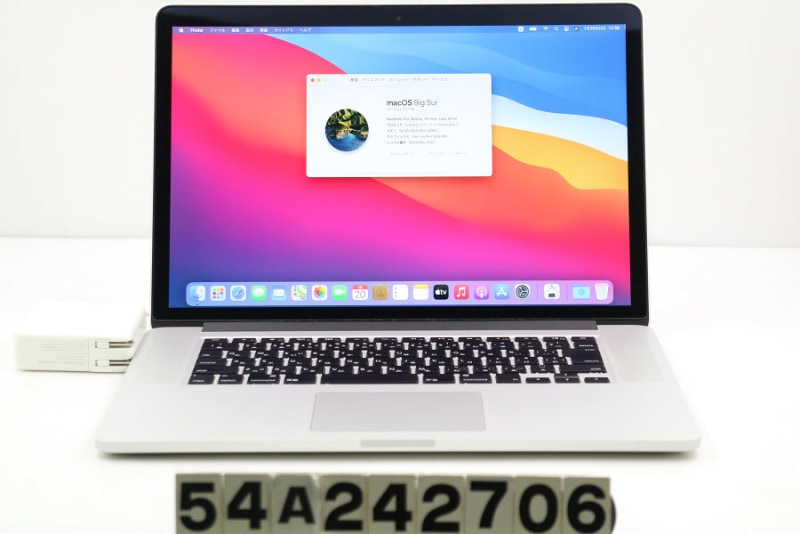 Apple MacBook Pro Retina 15����� Late 2013 Core i7 4850HQ 2.3GHz/16GB/256GB/Big Sur/GeForce GT750M ���ԡ��������ɡ���šۡ�20260122��