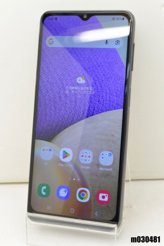 ����� au SIM�ե꡼ SAMSUNG Galaxy A32 5G 64GB Android13 ��������֥�å� SCG08 ������� ��m030481�ۡ���š�