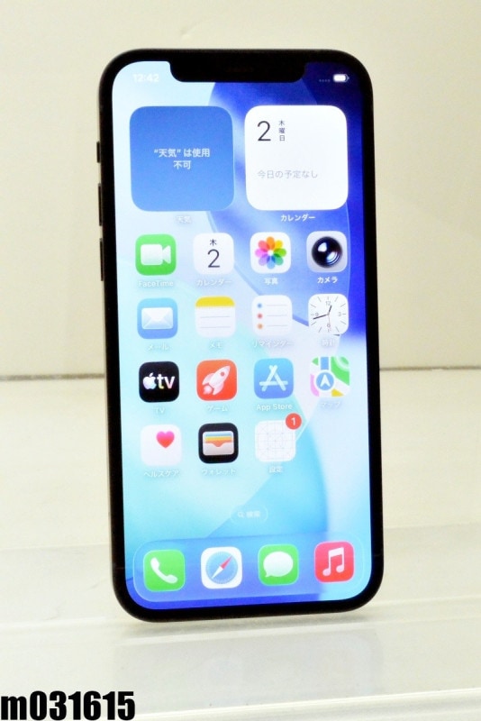 ����� SIM�ե꡼ docomo SIM���å������ Apple iPhone12 64GB iOS26.5 �֥�å� MGHN3J/A ������� ��m031615�ۡ���šۡ�K20260702��