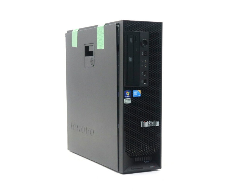 Lenovo ThinkStation C20X Xeon X5687 3.6GHz(8����å�CPUx2��) 48GB 500GB(SSD) Quadro K5200 DVD-ROM Windows7 Pro 64bit ��ͭ ����šۡ�20260707��