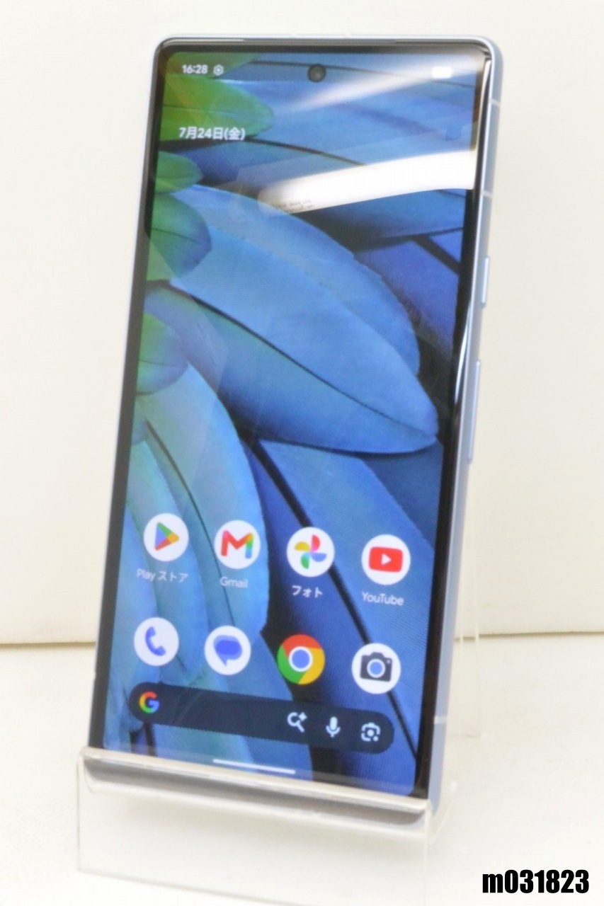 白ロム au SIMフリー Google Pixel 7a 128GB Android17 Sea G82U8 初期