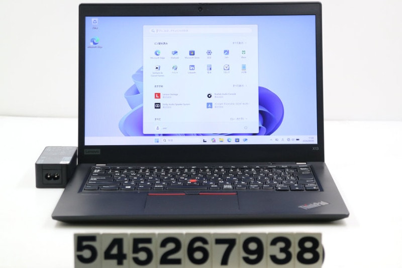 Lenovo ThinkPad X13 Gen1 Core i5 10210U 1.6GHz/8GB/256GB(SSD)/13.3W/FHD(1920x1080)/Win11 ����ʸ���ä��������šۡ�20260910��