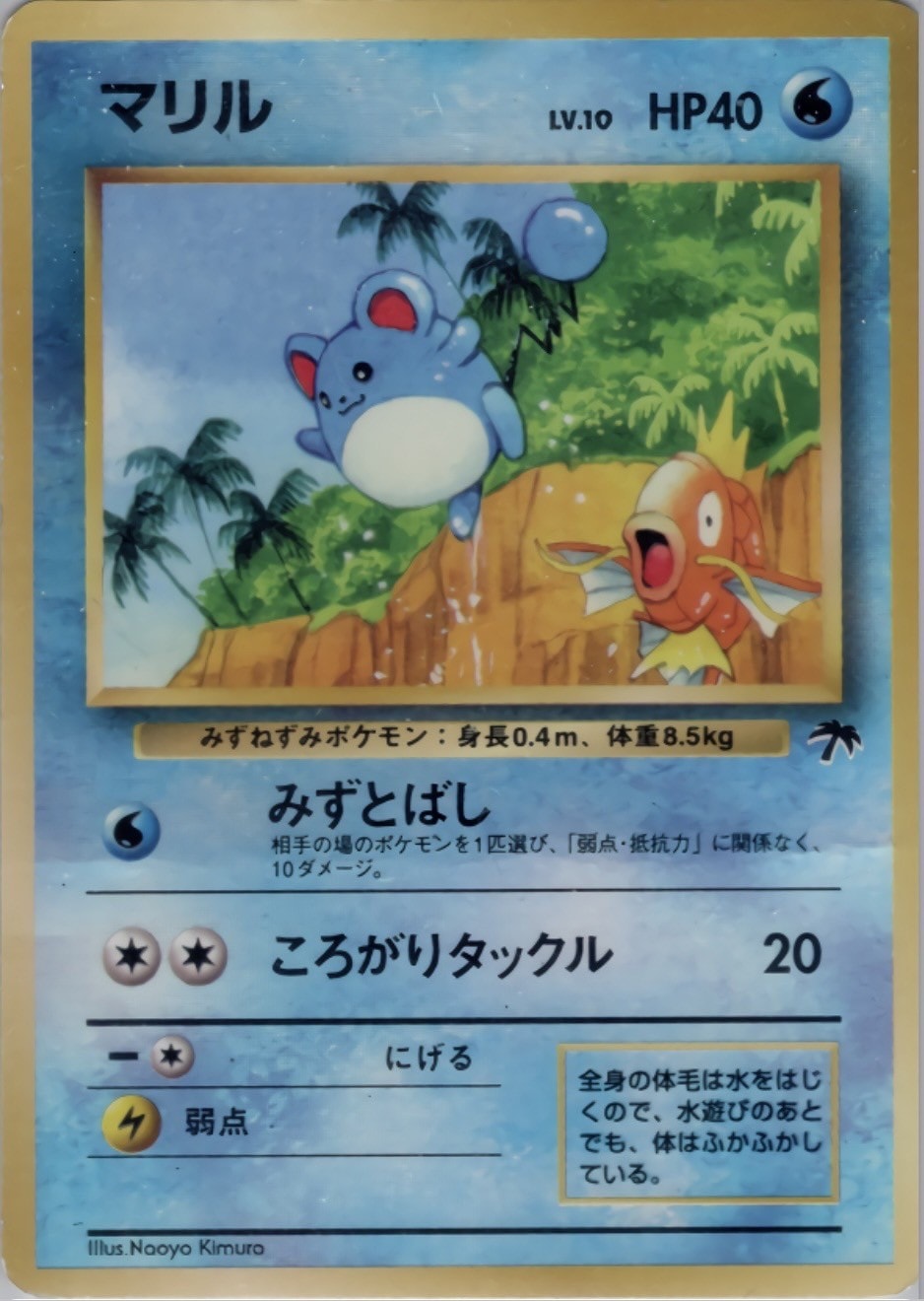 旧裏】【マークなし】マリル【状態B+】