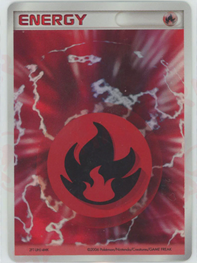 ポケモンカード　基本炎エネルギー　ホロン　2FT-UHU-4MK 基本炎エネルギー ホロン （2FT-UHU-4MK）【状態B】