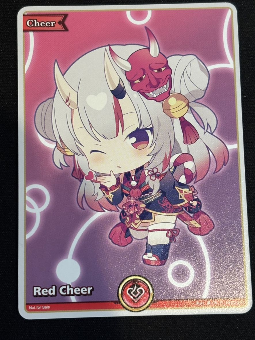 百鬼あやめ 赤エール プロモ アメリカ ロサンゼルス限定 ホロライブカードゲーム font color=