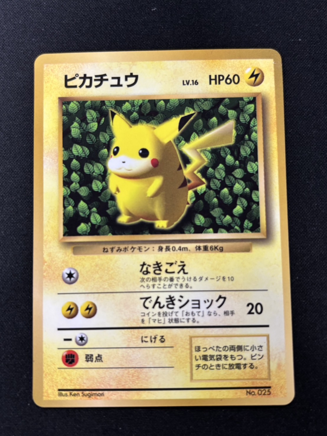 旧裏】【プロモ】ピカチュウ【状態C】