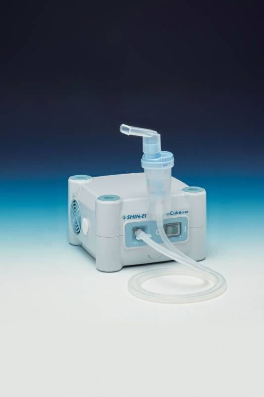【最終価格】試しのみ　吸入器　SHIN-EI Cube KN-80S 吸入器.com / 新鋭 コンプレッサー式 ミリコンCUBE KN-80S