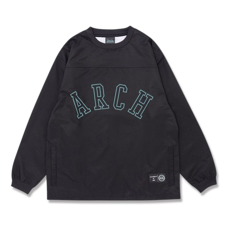 25AU Arch college logo wind crewneck shirt