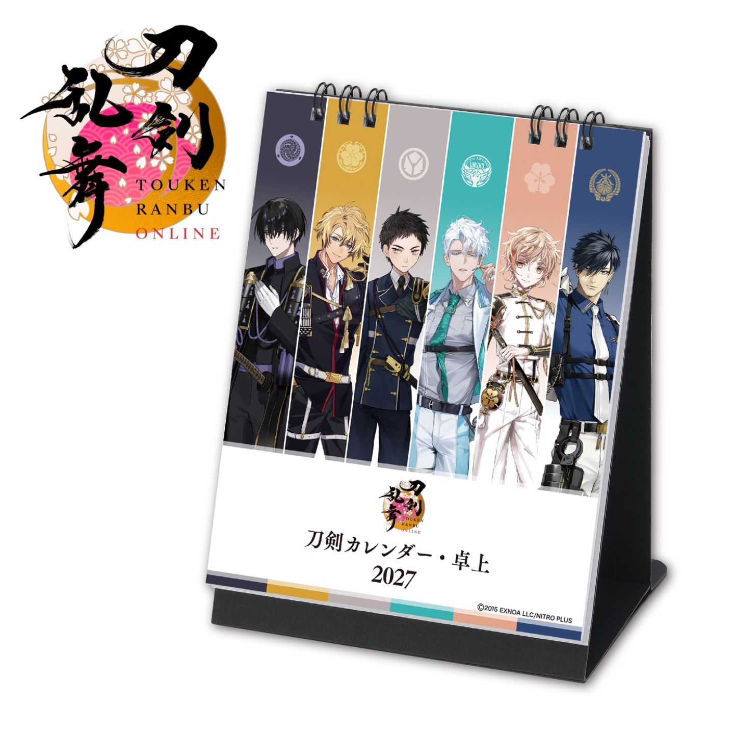 TD-30303（2027年版）<br>刀剣カレンダー・卓上 刀剣乱舞ONLINE<br>【クリックポスト対応／代引き不可】