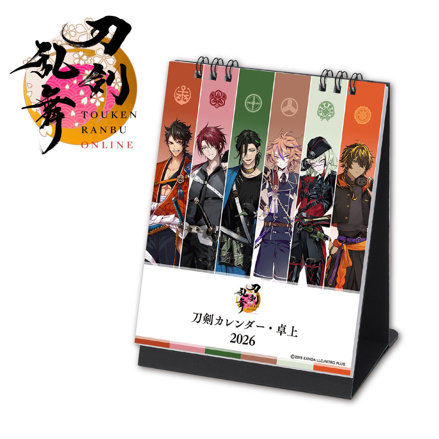 TD-30303(2026年版)<br>刀剣カレンダー・卓上 刀剣乱舞ONLINE<br>【クリックポスト対応/代引き不可】