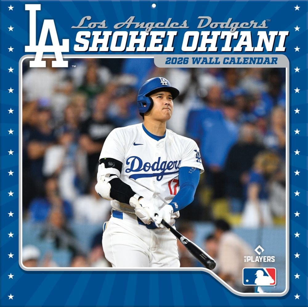 送料無料！（本州のみ）<br>輸入版 / 2026年版<br>LAドジャース 大谷翔平 MLB公式カレンダー