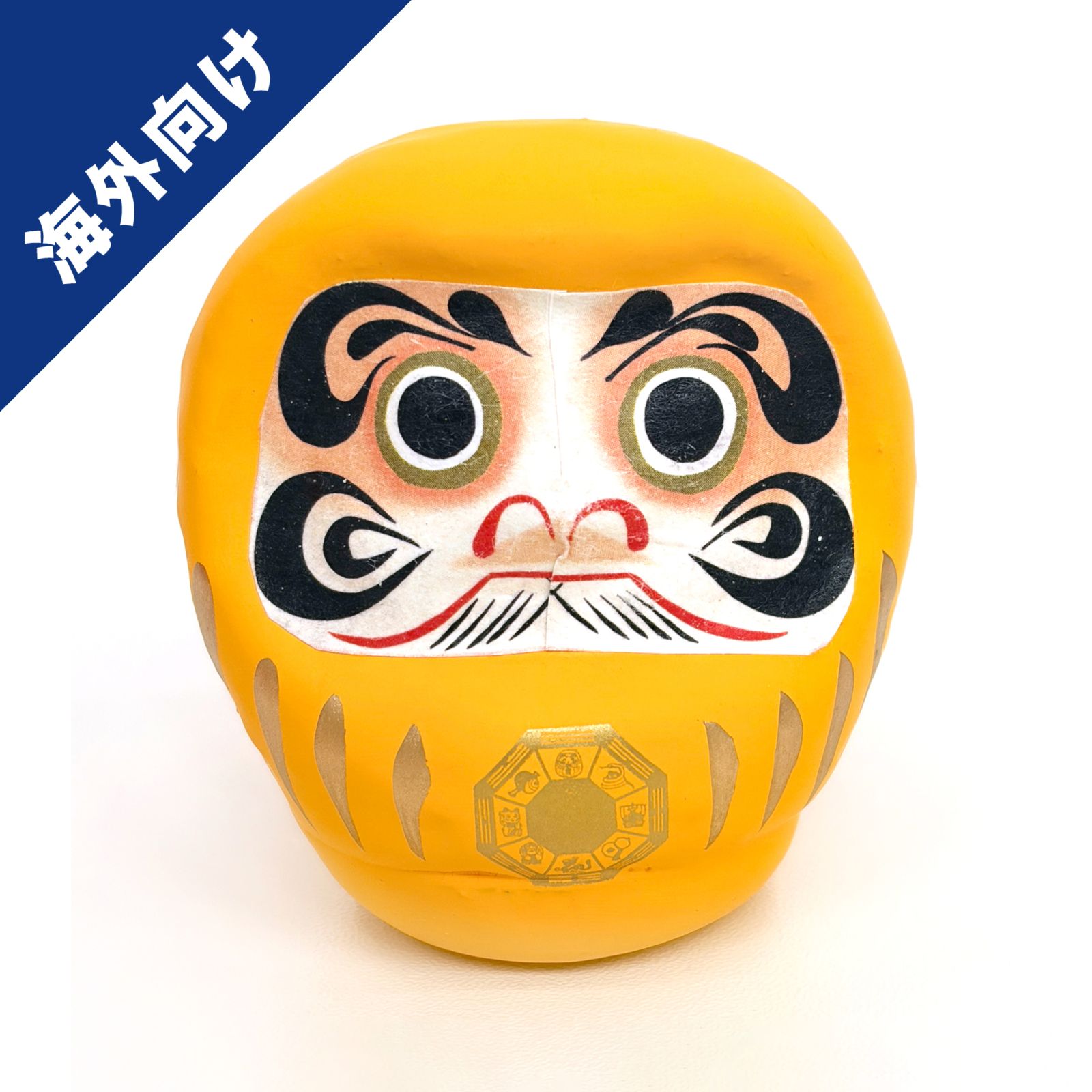 【海外向け】KT-10011-E<br>金運だるま（H6cm）