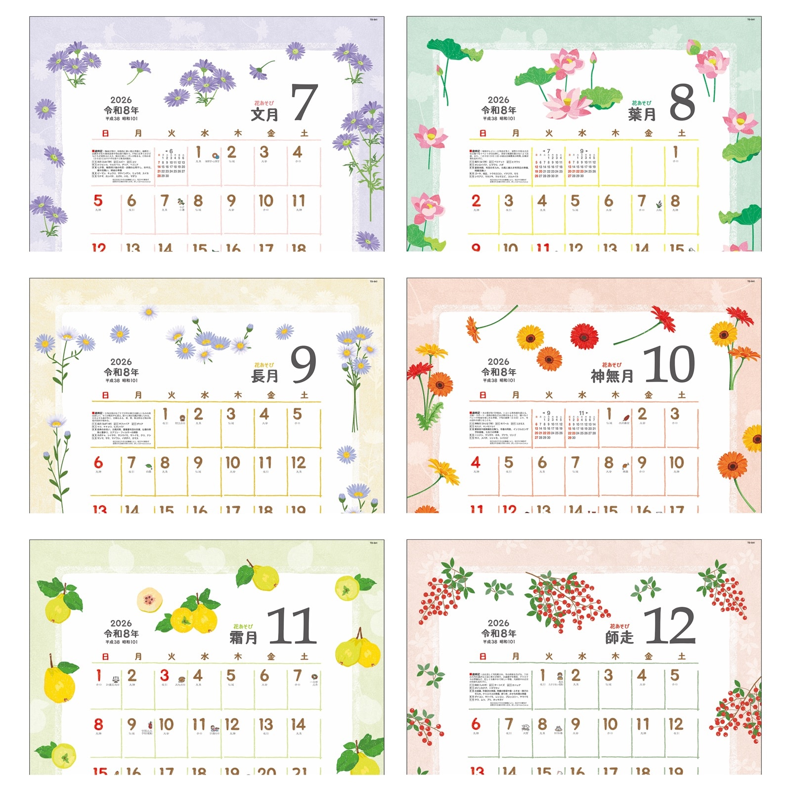 TD-841(2026年版)<br>花あそび