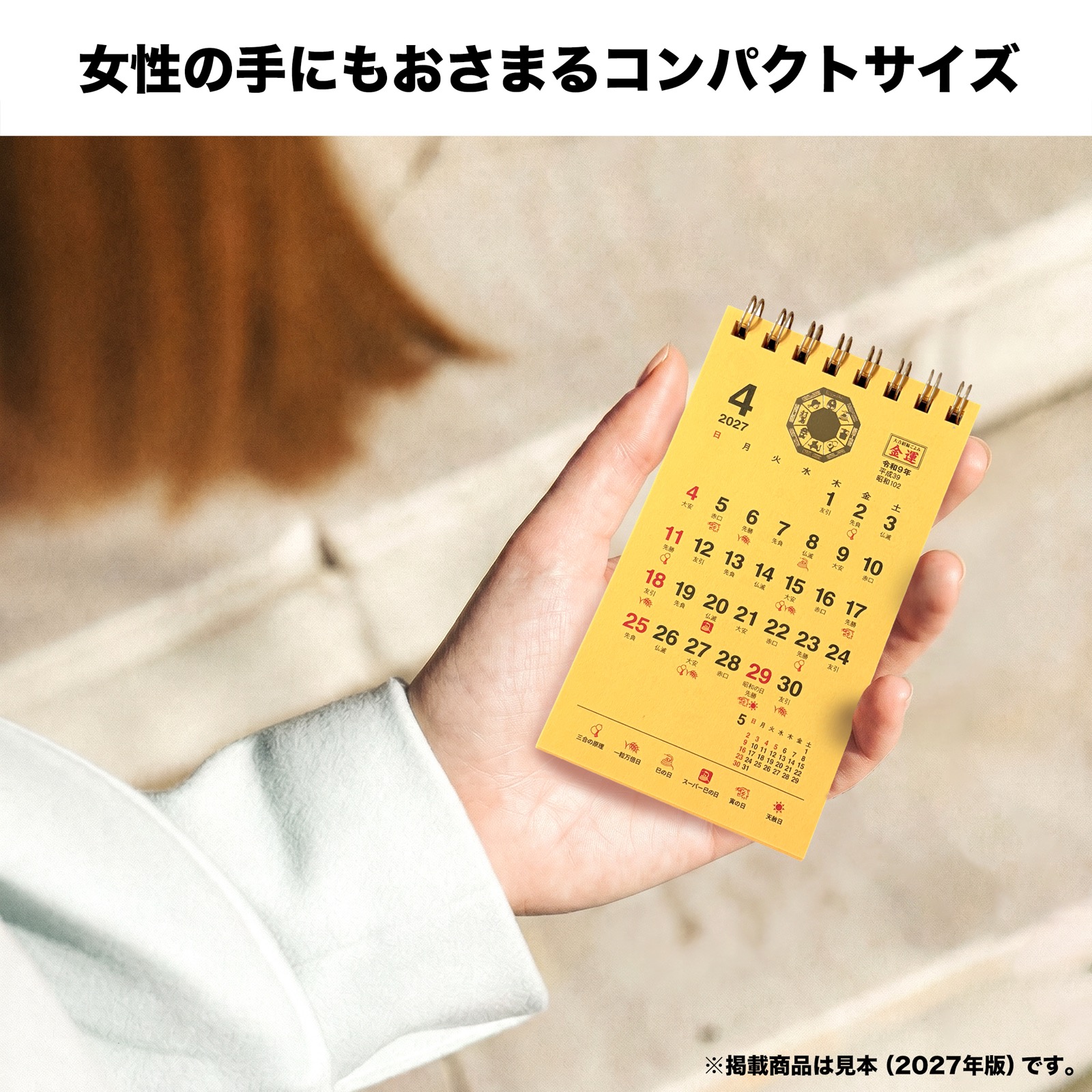 TD-30180 金運ポケットカレンダー 【クリックポスト対応】 金運吉日が