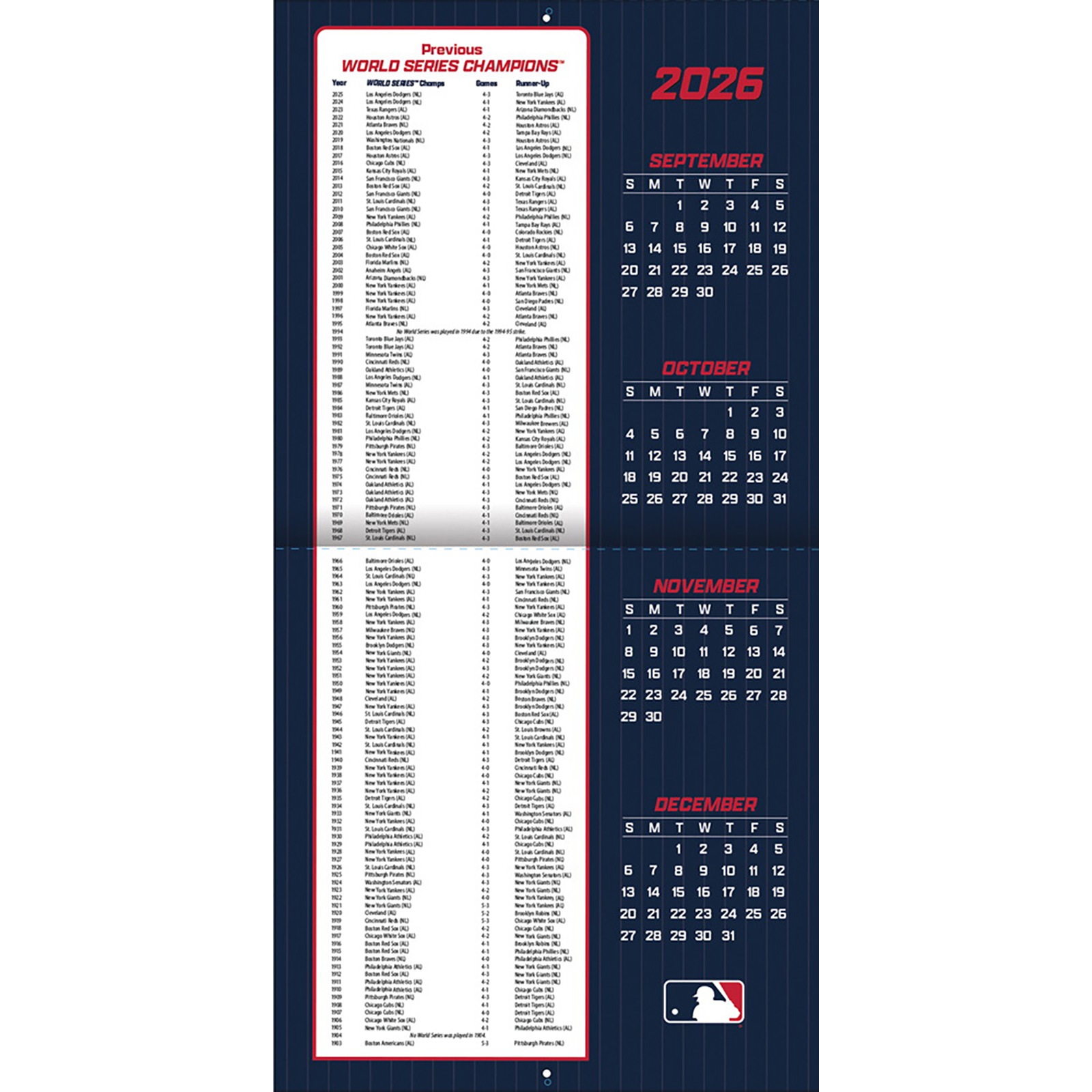 送料無料!(本州のみ)<br>輸入版 / 2027年版<br>MLBエリート(大谷翔平・山本由伸 掲載) 公式カレンダー