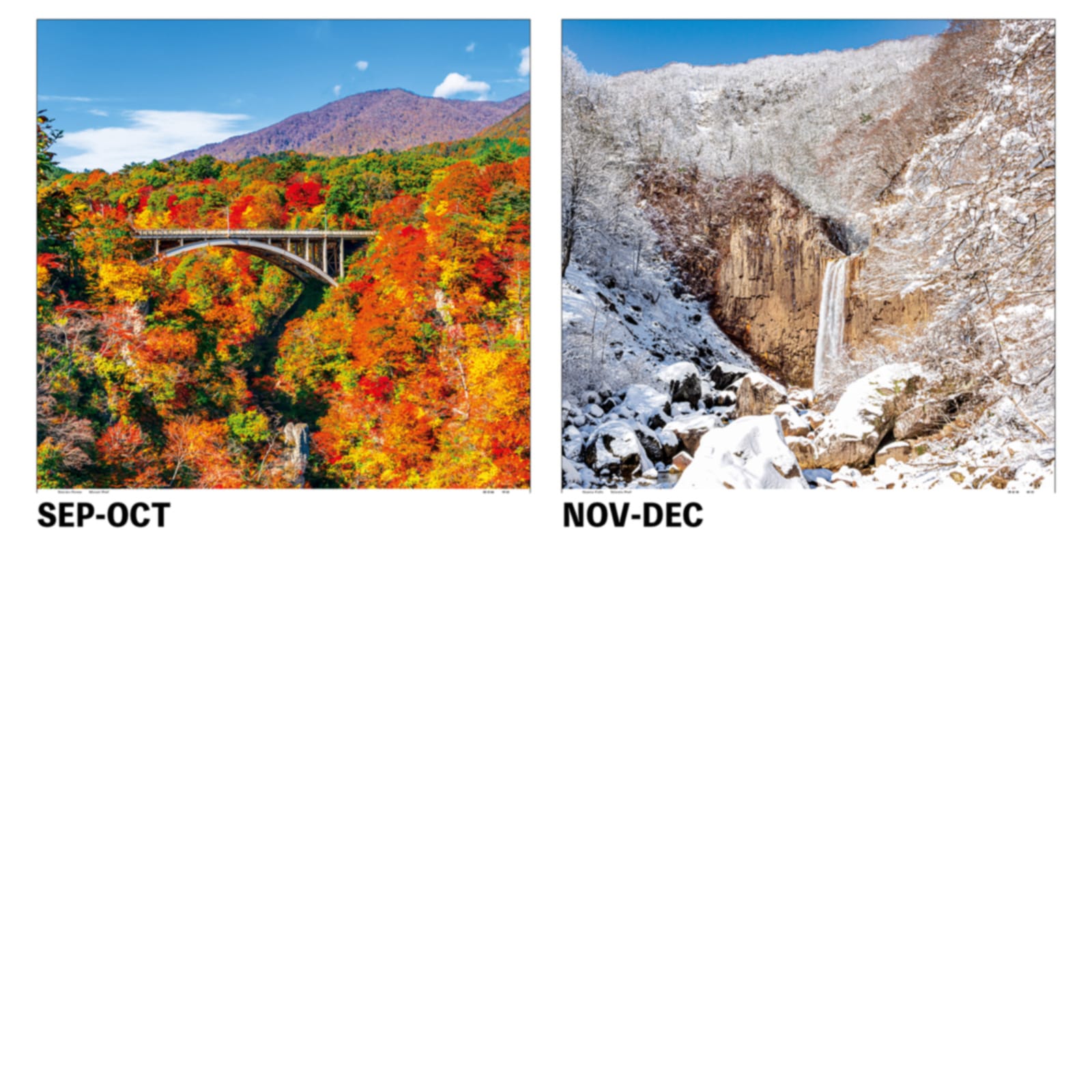 【海外向け】TD-501-G(2027年版)<br>トーハン日本 / Japan<br>2027 Calendar for Oversea Use