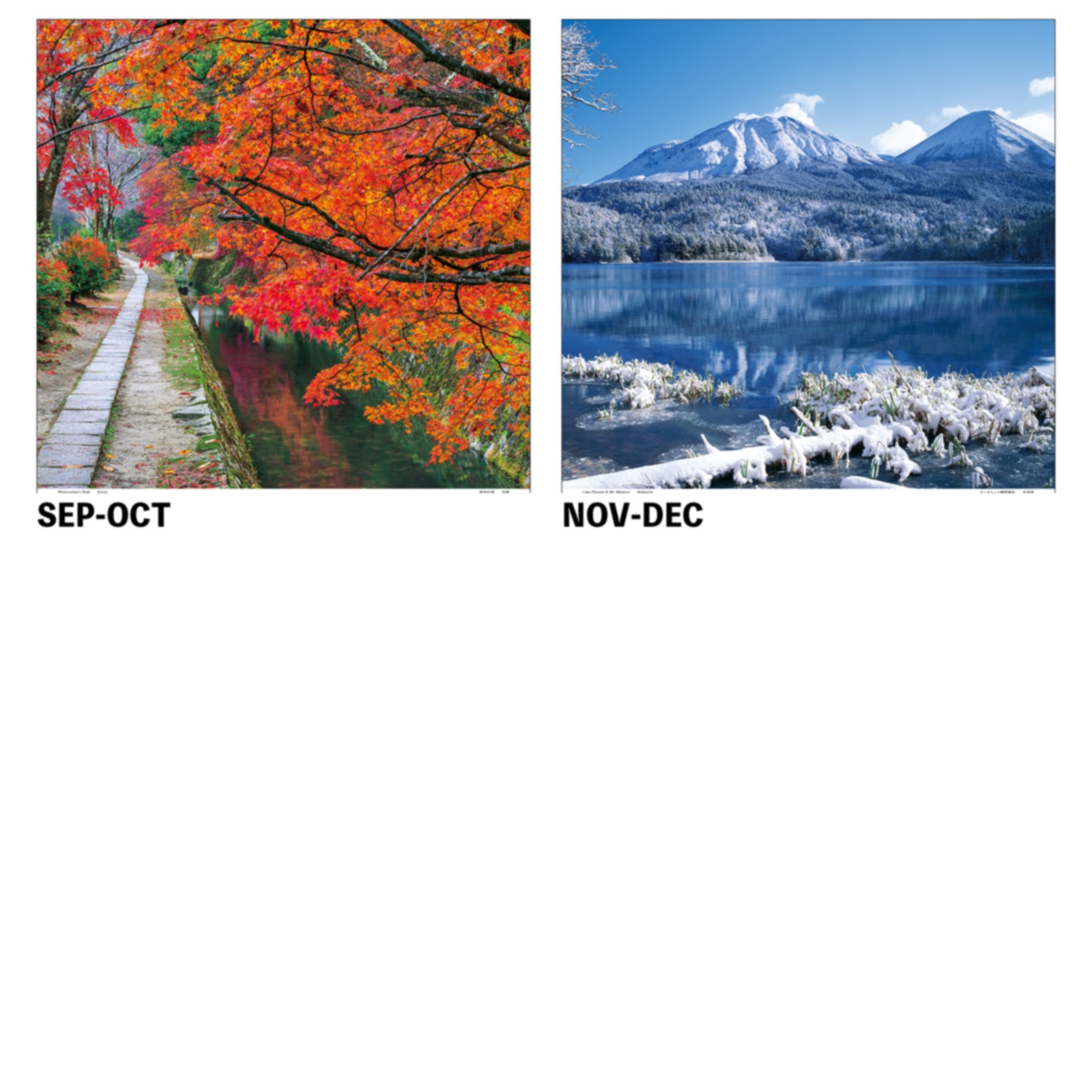 【海外向け】TD-502-G(2027年版)<br>トーハン日本の情景 / Japanese Atmospheric Scenery<br>2027 Calendar for Oversea Use