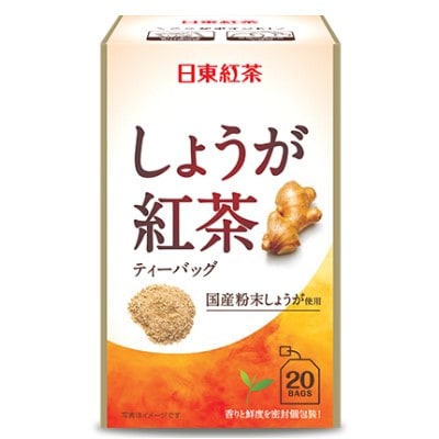 日東紅茶 しょうが紅茶 ティーバッグ 20袋入り