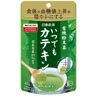 日東紅茶 有機粉末茶 いつでもカテキン 40g