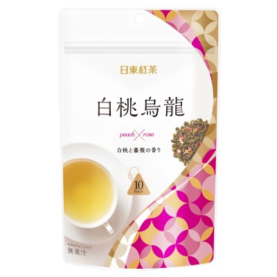日東紅茶 白桃烏龍 ティーバッグ 10袋入り