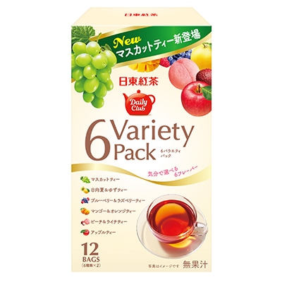 デイリークラブ 6バラエティパック 12袋入り 日東紅茶TeaMart