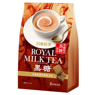 ロイヤルミルクティー 黒糖 8本入り 日東紅茶TeaMart