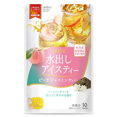 【土曜日再出品予定】みん出品 水出しアイスティー ピーチジャスミンティー 10袋入り 日東紅茶TeaMart