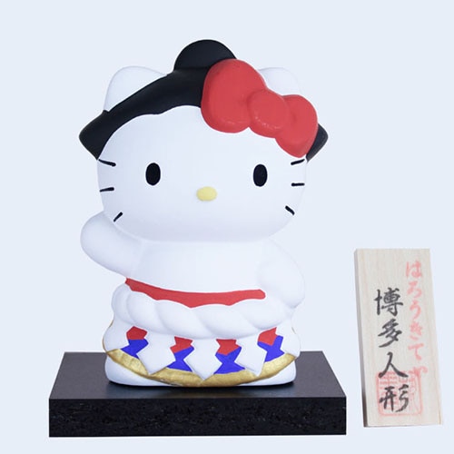 非売品　 ハローキティ ★ ご当地 博多あらたや はろうきてぃ 博多人形のはろうきてぃ横綱ならaruBuy（あるバイ。）