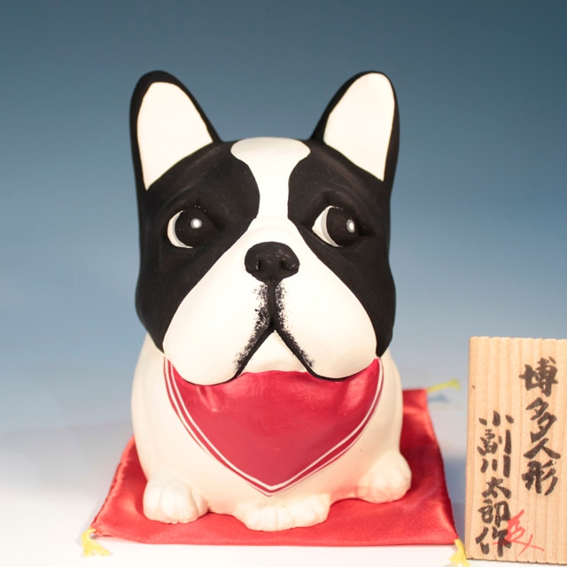 博多人形のフレンチブルドッグ愛犬人形 ならaruBuy（あるバイ。）