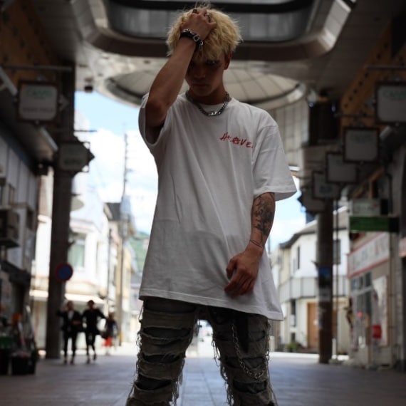 HEAVEN skull×roseTシャツ(ホワイト)ならaruBuy（あるバイ）