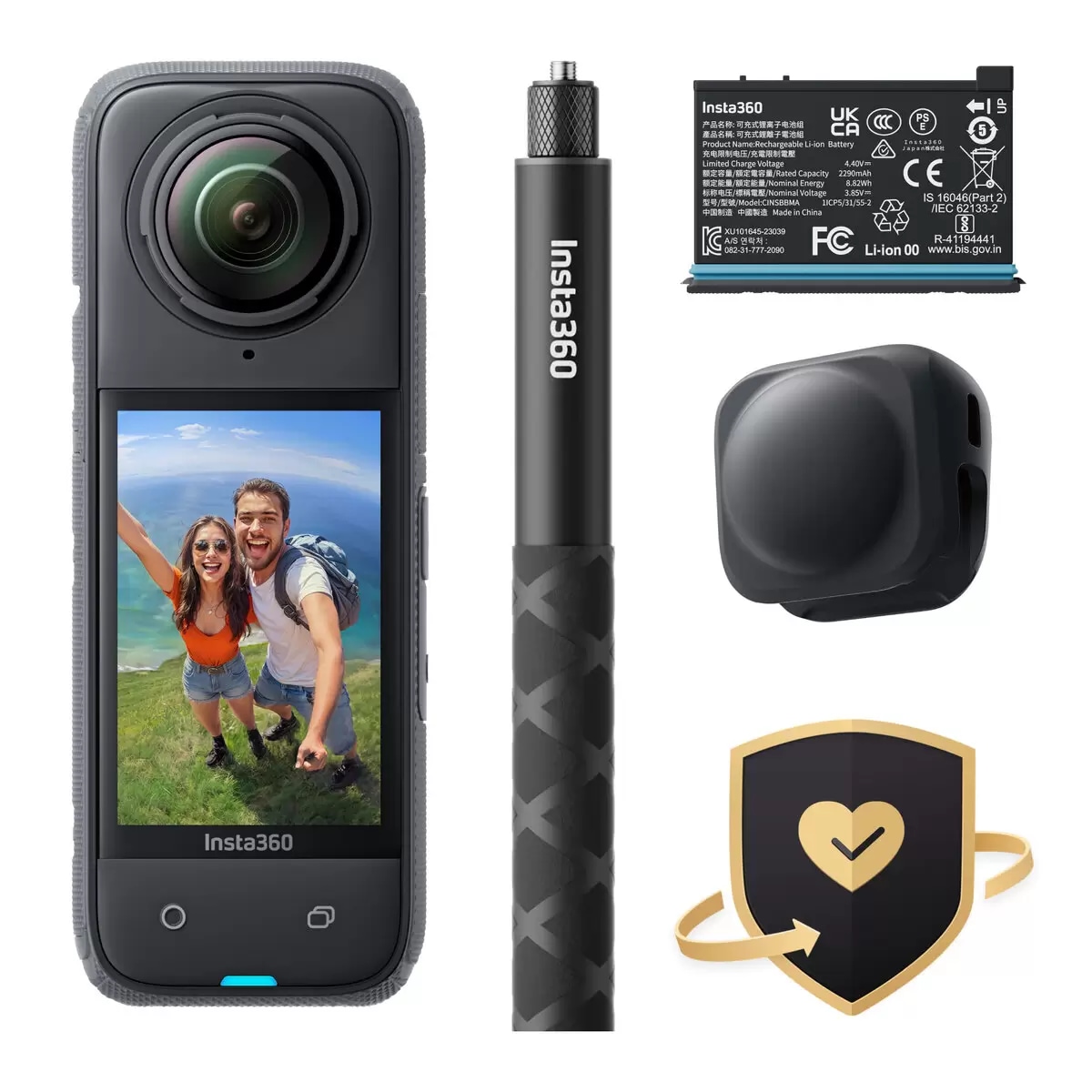 インスタ360 X4 360° アクション カメラ オリジナルバンドル