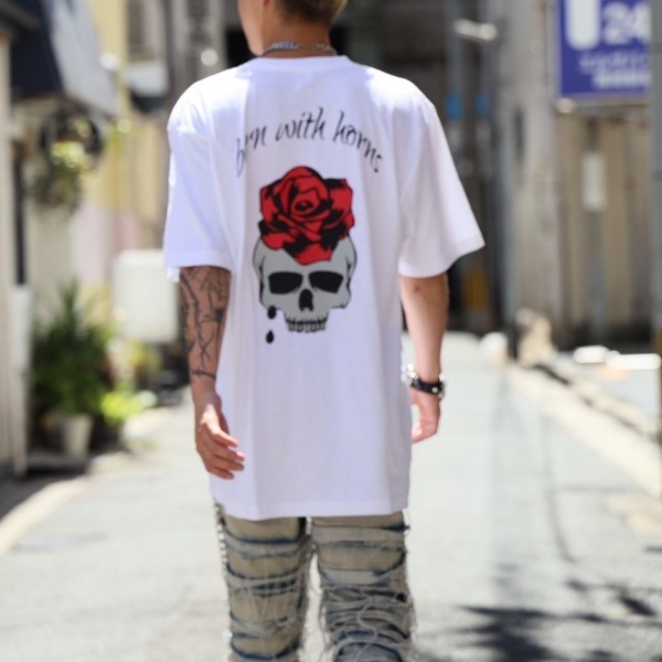 HEAVEN skull��rose�ʥɥ����鯡ˡ�T����ġ��ۥ磻��