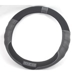 SPARCO(スパルコ) ステアリングカバーSサイズ スエード (360〜370mm) SPC1108BKJ-S