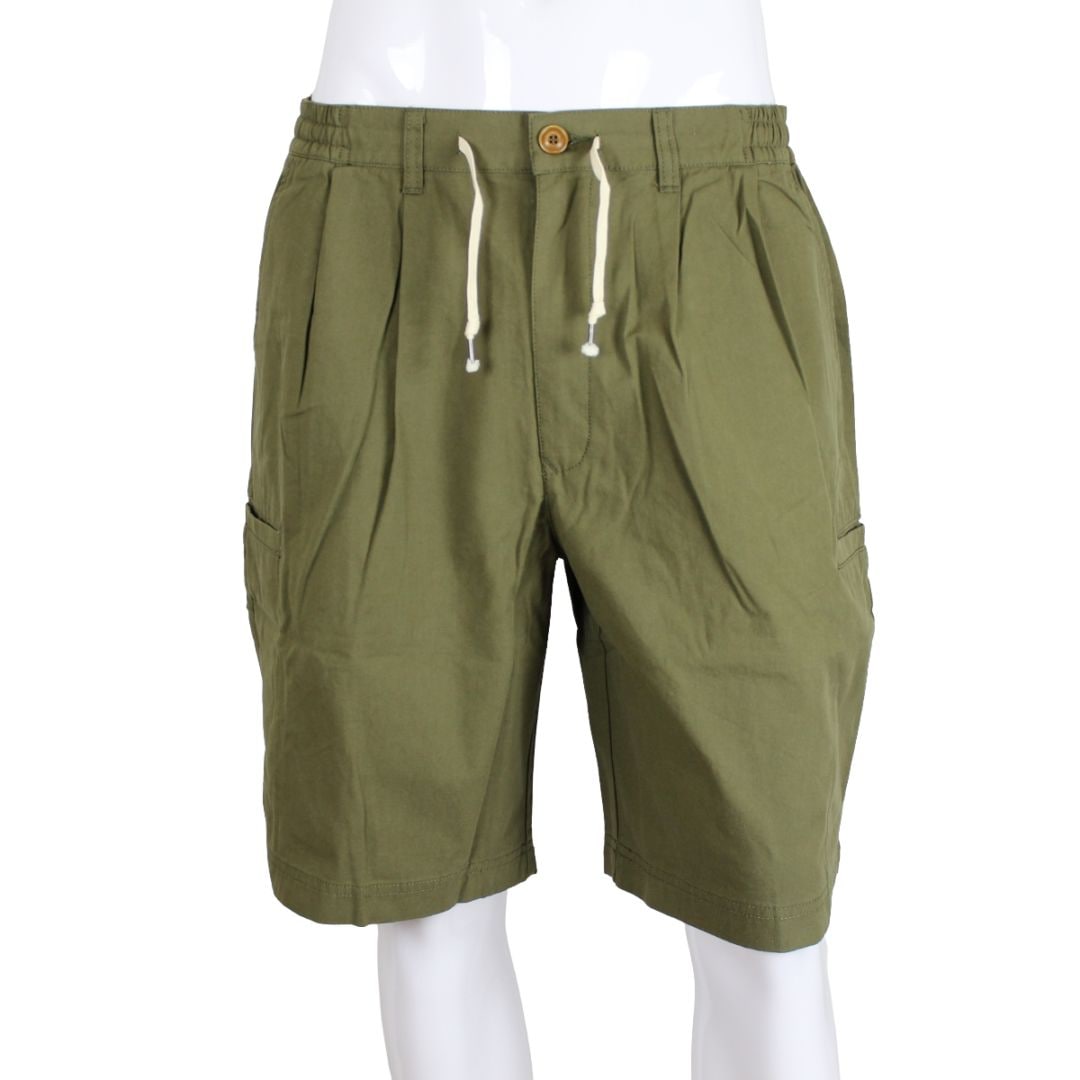 theunionオリーブグリーン ショートパンツ サイドポケット付き Frame switchwear SIDE GORE SHORT PANTS オリーブ / サックスブルー