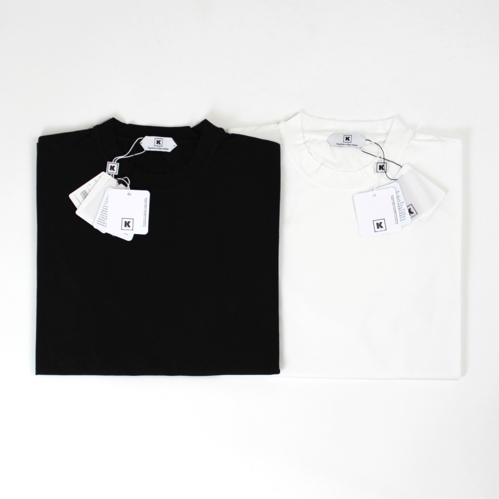 KIRED（キーレッド） スーピマクレープコットンクルーネック 