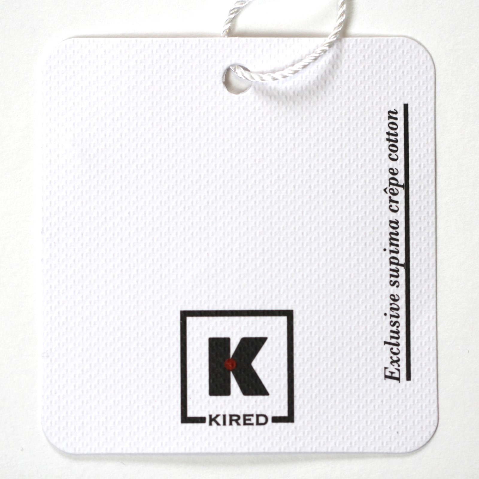 KIRED（キーレッド） スーピマクレープコットンバンドカラー 